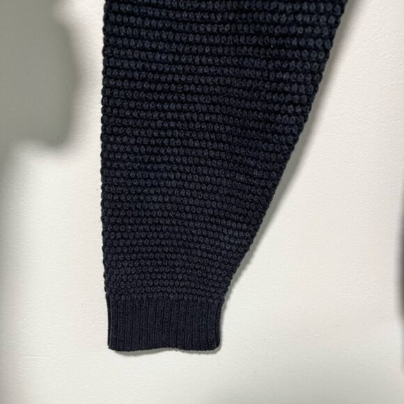 Gap Men’s Navy Chunky Knit Sweater - Size M - Picture 8 of 10